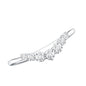 Certified Moissanite Chevron Ring Enhancer for Women