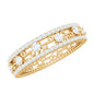 Certified Moissanite Wedding Band