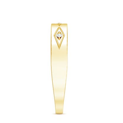 Certified Three Diamond Wedding Band Ring
