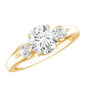Certified 1.3 Carat Moissanite Promise Engagement Ring