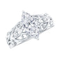 Marquise Moissanite Engagement Ring With Certificate