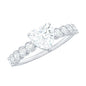 1.5 Carat Heart Shape Certified Moissanite Solitaire Engagement Ring