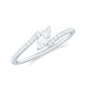Marquise Cut Moissanite Tilted Solitaire Promise Ring