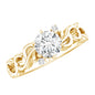 Lab Grown Diamond Art Deco Engagement Ring