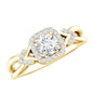 Lab Grown Diamond Halo Engagement Ring
