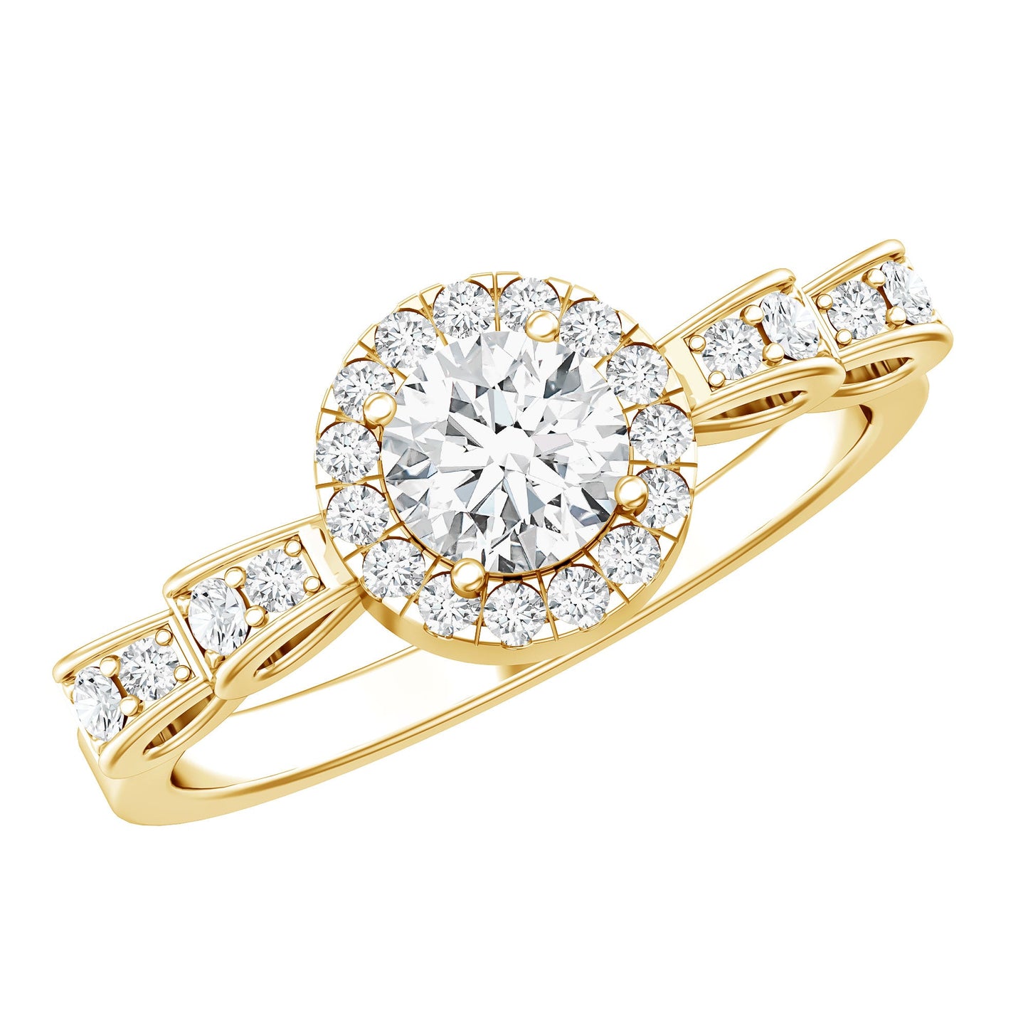 Lab Grown Diamond Minimal Engagement Ring For Her