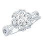 Nature Inspired Lab Grown Diamond Engagement Ring