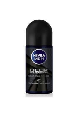 Nivea Men Deep Dimension Roll-On Deodorant 50ml - Long Lasting Protection for Men
