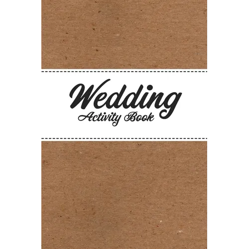 Childrens Wedding Activity Book- Kids Wedding Activities - Paperback