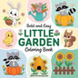 Bold & Easy Little Garden Coloring Book: Cute Designs for Stress Relief Coloring for Adults and Teens - Paperback