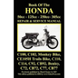 Honda Motorcycle Manual: ALL MODELS, SINGLES AND TWINS 1960-1966: 50cc, 125cc, 250cc & 305cc. - Paperback