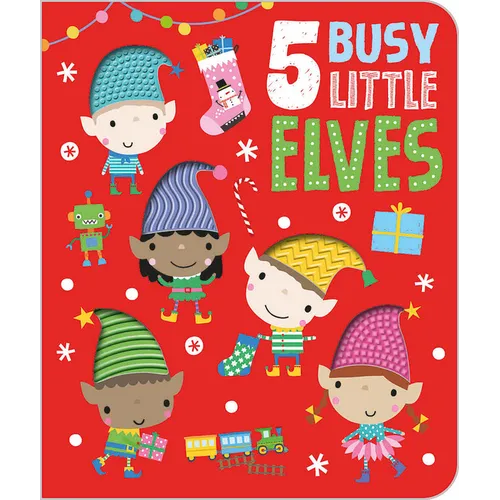 5 Busy Little Elves - Board Book