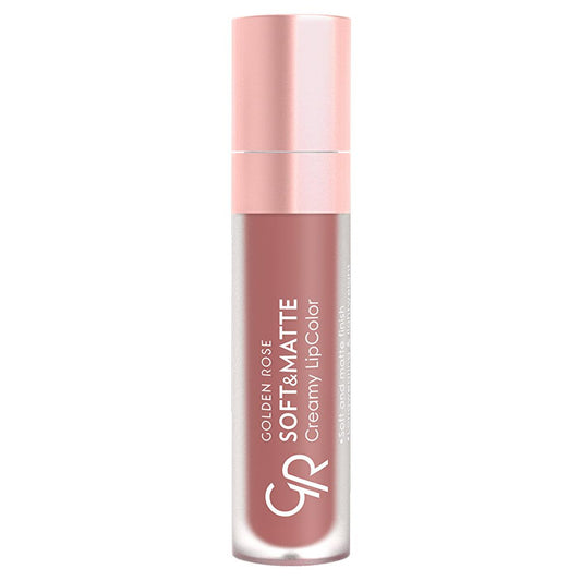 Golden Rose Matte Lip Color - Soft, Creamy & Long-Lasting Lipstick for a Perfect Matte Finish