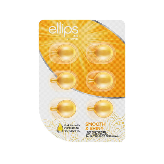Ellips Hair Vitamin Capsules for Smooth & Shiny Hair - 6 Count, Nourishing Hair Care Supplement