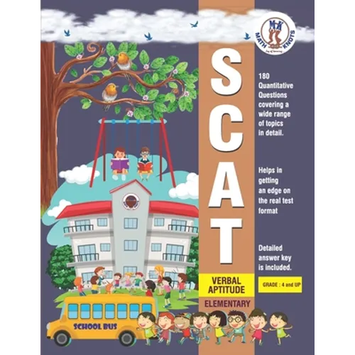 SCAT Verbal Aptitude - Grades 4 and Up - Paperback