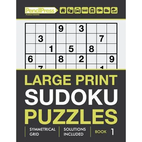 Large Print Sudoku Puzzles Book 1 - Paperback