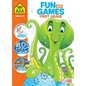 School Zone Fun and Games First Grade Activity Workbook - Paperback