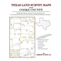 Texas Land Survey Maps for Cooke County - Paperback