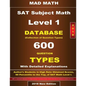 2018 SAT Subject Math Level I Database - Paperback