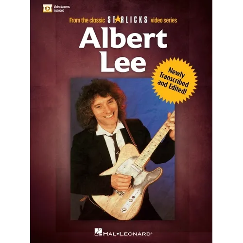 Albert Lee: From the Classic Star Licks Video Series Newly Transcribed and Edited Book with Online Video! - Paperback