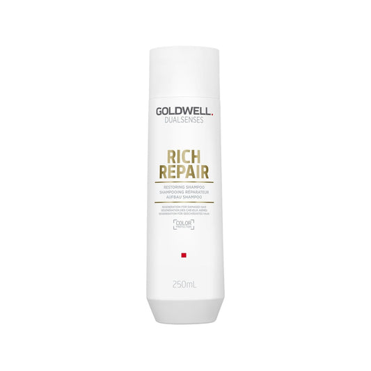 Goldwell Dualsenses Rich Repair Shampoo - Nourishing & Repairing Hair Care for Damaged or Dry Hair, 250 ml