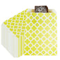 Bag Tek Rectangle Yellow Paper Bag - Asian Monogram - 7" x 5" - 100 count box