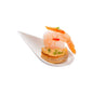 Pulp Tek Teardrop White Sugarcane / Bagasse Tasting Spoon - 4 1/4" x 2" x 1 1/4" - 100 count box