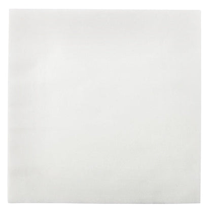Luxenap Square Pure White Paper Napkin - Air Laid - 15 3/4" x 15 3/4" - 25 count box