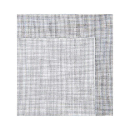 Luxenap Square White Paper Napkin - Air Laid, with Gray Threads - 15 3/4" x 15 3/4" - 25 count box
