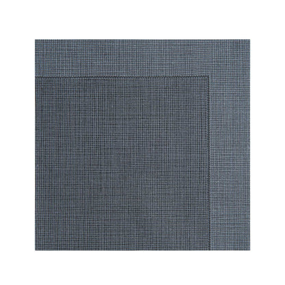Luxenap Square Black Paper Napkin - Air Laid, with White Threads - 15 3/4" x 15 3/4" - 25 count box