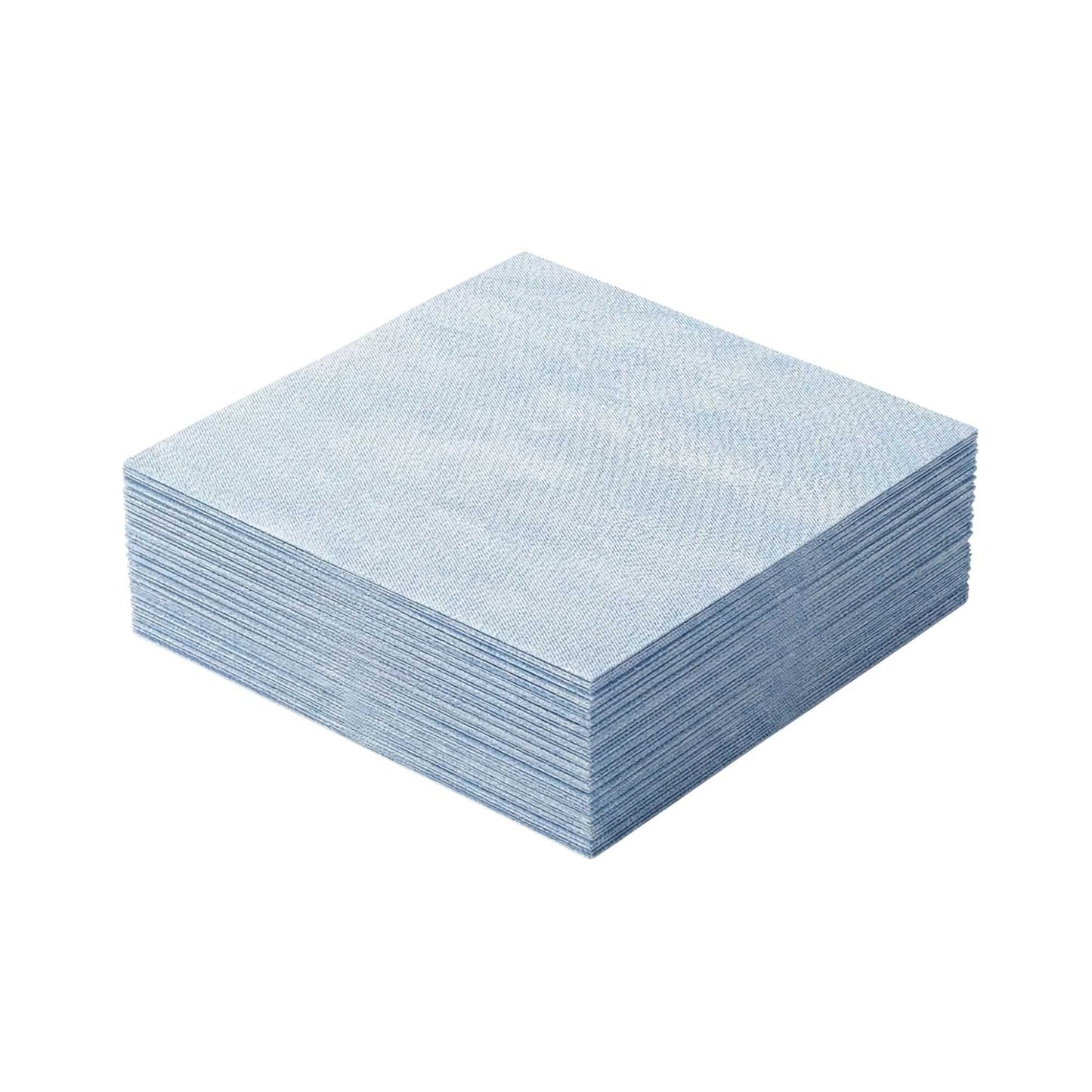 Luxenap Square Blue Denim Paper Napkin - Air Laid - 15 3/4" x 15 3/4" - 25 count box