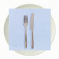Luxenap Square Celeste Denim Paper Napkin - Air Laid - 15 3/4" x 15 3/4" - 25 count box