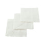 Luxenap Square White Paper Cocktail Napkin - Micropoint, 2-Ply - 7 3/4" x 7 3/4" - 100 count box