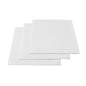 Luxenap Square White Paper Napkin - Micropoint, 3-Ply - 15 3/4" x 15 3/4" - 50 count box
