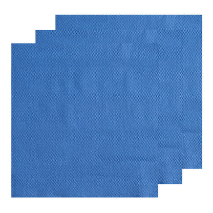 Luxenap Square Navy Blue Paper Napkin - Micropoint, 2-Ply - 15 1/2" x 15 1/4" - 50 count box