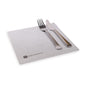 Luxenap Square Gray Paper Napkin - Micropoint, 2-Ply - 15 1/2" x 15 1/4" - 50 count box