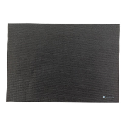 Chef 101 Rectangle Black Paper Placemat - Heavy Weight, Single-Use - 20" x 14" - 1000 count box