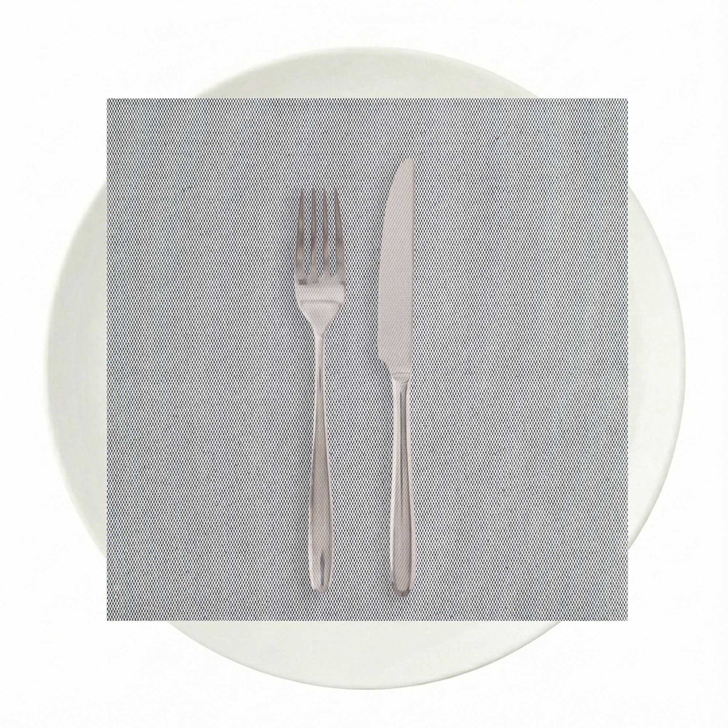Luxenap Square Black Denim Paper Napkin - Air Laid - 15 3/4" x 15 3/4" - 600 count box