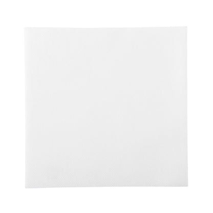 Luxenap Square White Paper Napkin - Micropoint, 3-Ply - 15 3/4" x 15 3/4" - 2000 count box