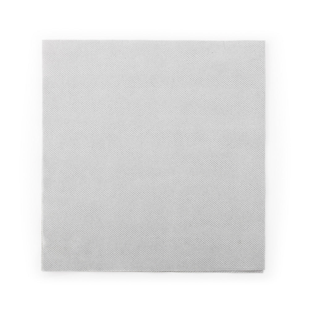 Luxenap Square Gray Paper Napkin - Micropoint, 2-Ply - 15 1/2" x 15 1/4" - 1800 count box