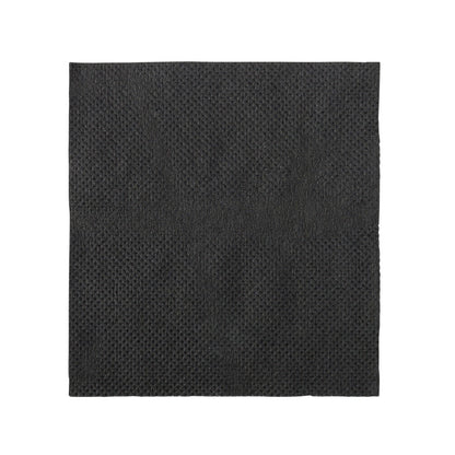 Luxenap Square Black Paper Cocktail Napkin - Micropoint, 2-Ply - 7 3/4" x 7 3/4" - 4800 count box