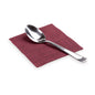 Luxenap Square Bordeaux Paper Cocktail Napkin - Micropoint, 2-Ply, with Black Threads - 7 3/4" x 7 3/4" - 4800 count box