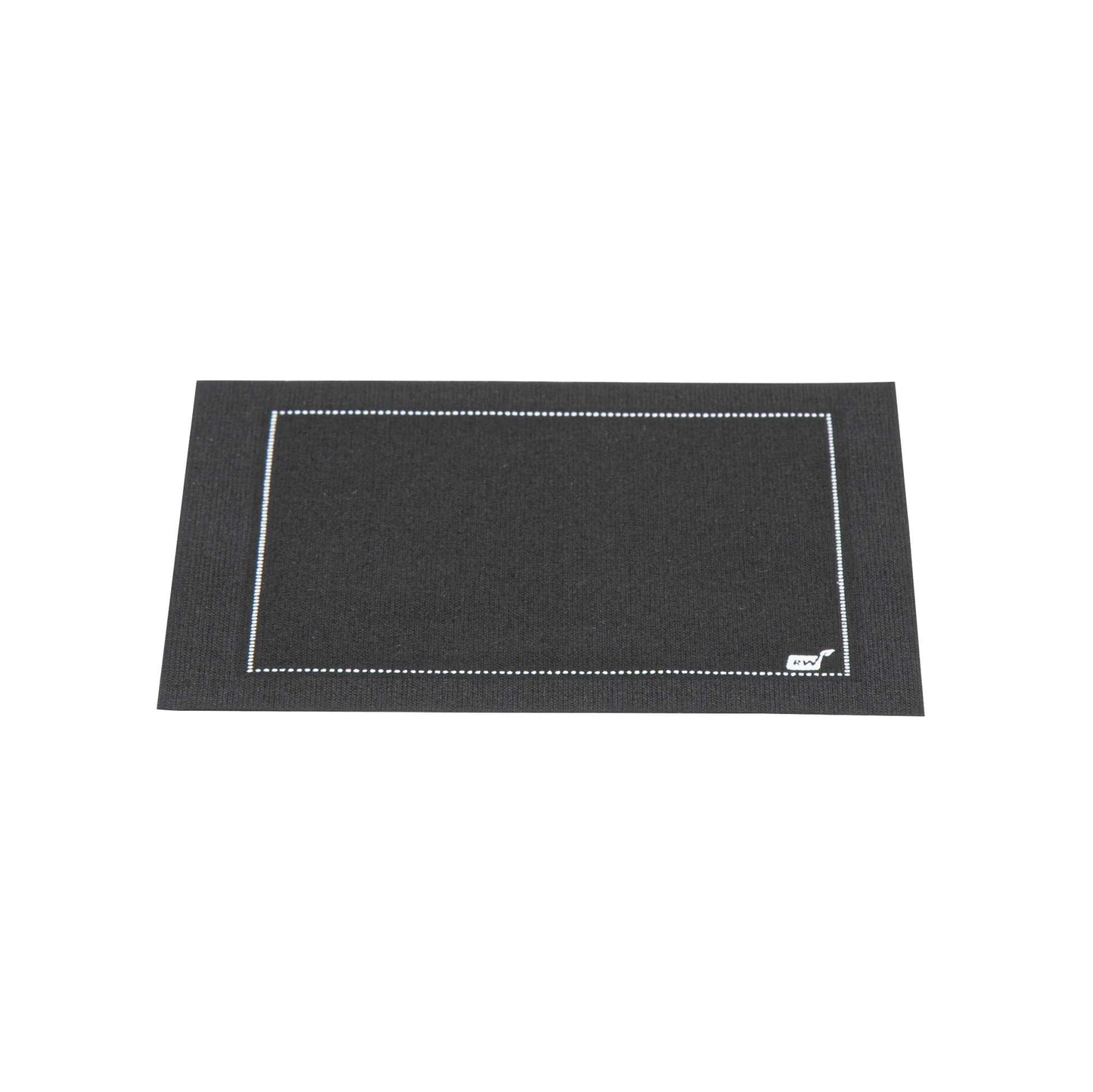 Luxenap Square Black Cotton Cocktail Napkin - Organic, Disposable - 4 1/2" x 4 1/2" - 50 count box