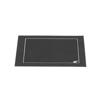 Luxenap Square Black Cotton Cocktail Napkin - Organic, Disposable - 4 1/2" x 4 1/2" - 50 count box