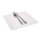 Luxenap Square Ecru Cotton Meal Napkin - Organic , Disposable - 8 3/4" x 8 3/4" - 500 count box