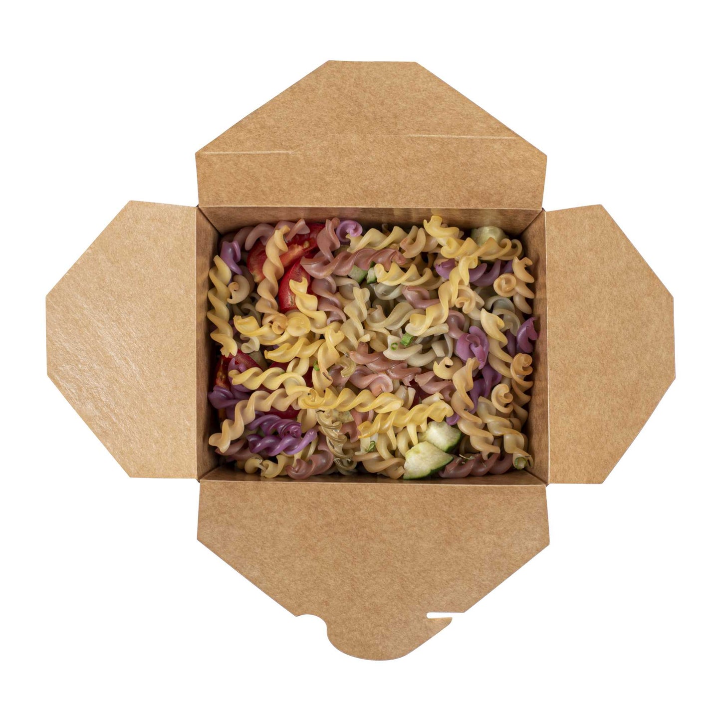 Bio Tek 30 oz Rectangle Black Paper #1 Bio Box Take Out Container - 5" x 4" x 2 1/2" - 200 count box