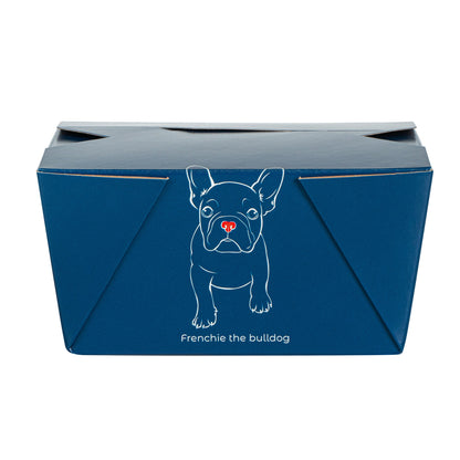 Bio Tek 30 oz Rectangle Frenchie Paper #1 Bio Box Take Out Container - 5" x 4" x 2 1/2" - 200 count box