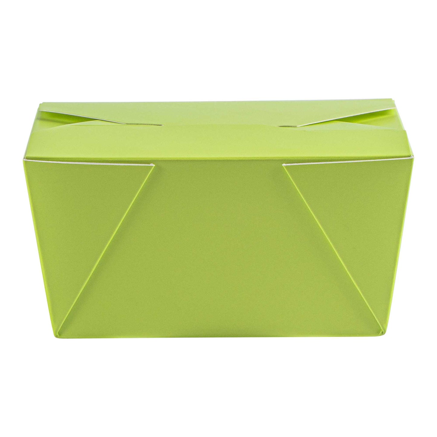 Bio Tek 30 oz Rectangle Eco Green Paper #1 Bio Box Take Out Container - 5" x 4" x 2 1/2" - 200 count box