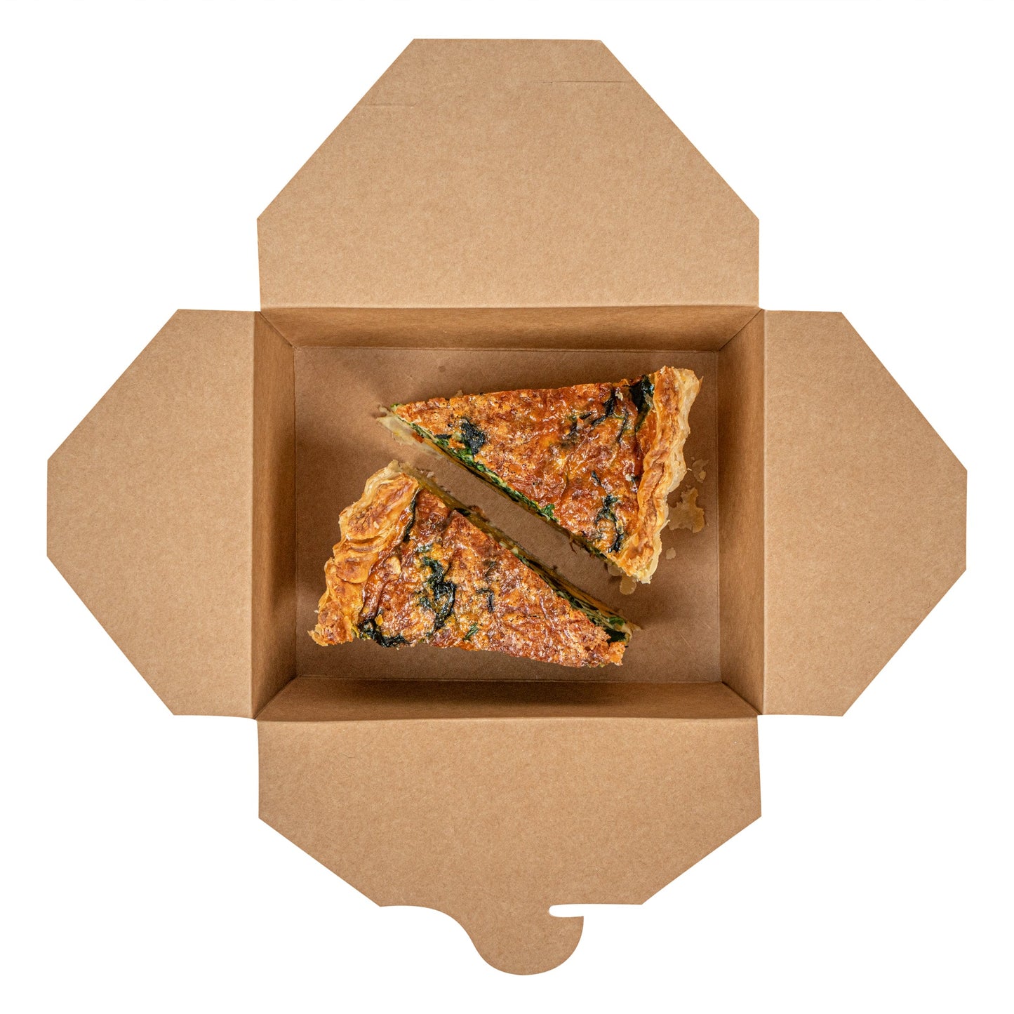Bio Tek 45 oz Rectangle Frenchie Paper #8 Bio Box Take Out Container - 6 3/4" x 5 1/2" x 2 1/2" - 200 count box