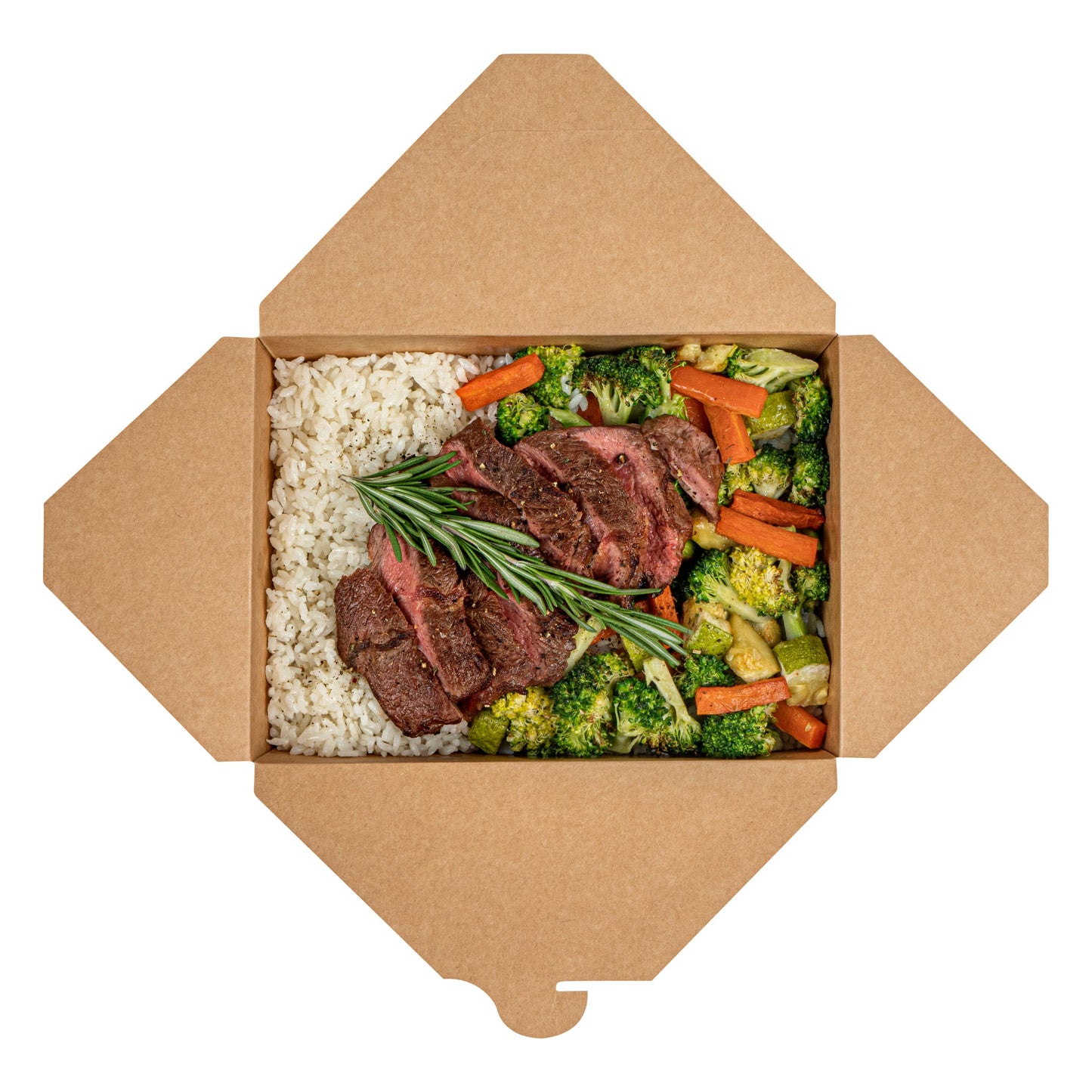 Bio Tek 98 oz Camouflage Paper #4 Bio Box Take Out Container - 8 1/2" x 6 1/4" x 3 1/2" - 200 count box